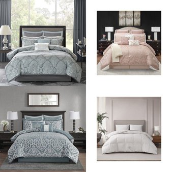 3 Pallets – 369 Pcs – Curtains & Window Coverings, Decor, Bedding Sets, Sheets, Pillowcases & Bed Skirts – Like New or New Customer Returns – JC Penney