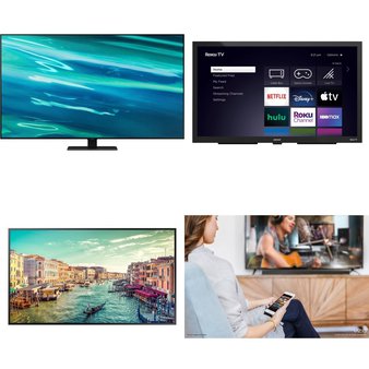 Flash Sale! 6 Pcs – LED/LCD TVs (48″ – 85″) – Refurbished (GRADE A) – Samsung, TCL, VIZIO, Element Electronics