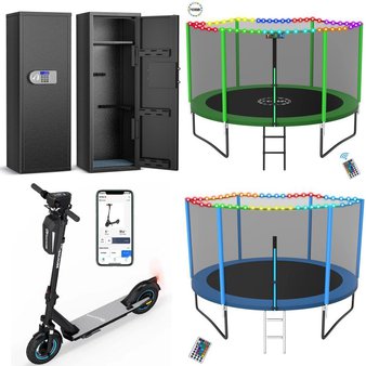 Pallet – 9 Pcs – Trampolines, Powered, Outdoor Sports, Safes – Customer Returns – YORIN, EVERCROSS, TRIPLE TREE, MaxKare