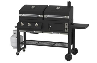 Pallet – Expert Grill XG1010100201 3 IN 1 Dual Fuel Gas and Charcoal 3 Burner Grill with Griddle, Black – Open Box Customer Returns – Expert Grill