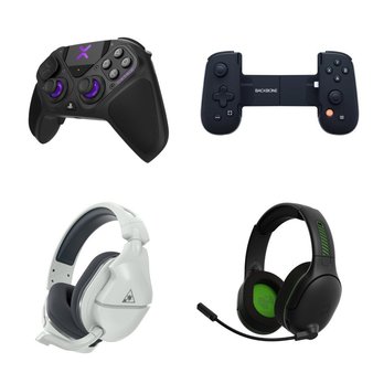 Case Pack – 17 Pcs – Audio Headsets, Other, Nintendo, Sony – Customer Returns – PDP, BackBone, Maximum Games, Turtle Beach