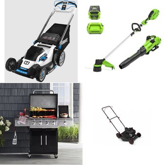 6 Pallets – 60 Pcs – Mowers, Trimmers & Edgers, Other, Grills & Outdoor Cooking – Customer Returns – Hyper Tough, Ozark Trail, Mm, GreenWorks Tools