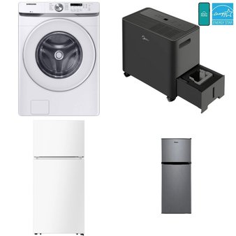 12 Pallets – 61 Pcs – Bar Refrigerators & Water Coolers, Freezers, Refrigerators, Humidifiers / De-Humidifiers – Customer Returns – HISENSE, Galanz, Primo Water, Midea
