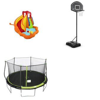 Pallet – 5 Pcs – Outdoor Play, Unsorted, Trampolines – Customer Returns – Bounce Pro, H2OGO!, Spalding
