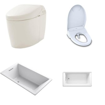 Pallet – 10 Pcs – Kitchen & Bath Fixtures, Hardware – Customer Returns – Kohler, Toto, Signature Hardware, ProFlo