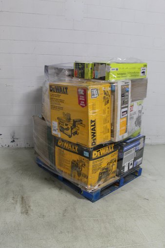 Pallet – 12 Pcs – Leaf Blowers & Vaccums, Generators, Power Tools – Damaged / Missing Parts – RYOBI, DEWALT, GE, Generac