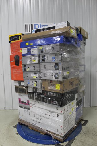 Pallet – 78 Pcs – Monitors, Speakers, Portable Speakers, Lamps, Parts & Accessories – Customer Returns – Onn, HP, LG, onn.
