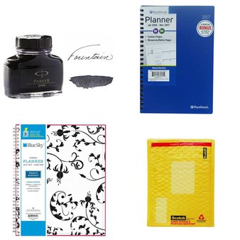 CLEARANCE! Pallet – 458 Pcs – Office Supplies, Calendars – Customer Returns – Parker, Hallmark, Blue Sky, PlanAhead