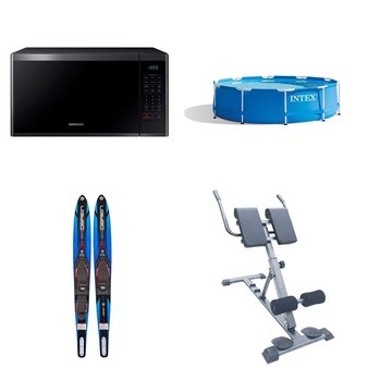 Pallet – 11 Pcs – Exercise & Fitness, Accessories, Microwaves, Vacuums – Open Box Customer Returns – X Factor Outdoors, Neewer, Samsung, MOOSOO