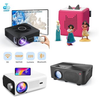Pallet – 86 Pcs – DVD & Blu-ray Players, Powered, Accessories, Media, CD, Tape, Mini Disc – Customer Returns – Onn, tonies, Singing Machine, Govee