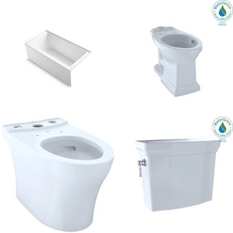 Pallet – 5 Pcs – Kitchen & Bath Fixtures – Damaged / Missing Parts / Tested NOT WORKING – Toto, Kohler, TOTO USA
