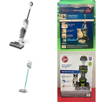 Pallet – 14 Pcs – Vacuums, Golf – Customer Returns – Tineco, Hoover, Bissell, PGA TOUR