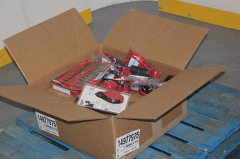 Box – 43 Pcs – Tool Accessories, Hardware – Untested Customer Returns – Milwaukee, Builders World Wholesale Distribution