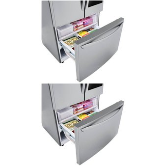 2 Pcs – Refrigerators – Open Box Like New, Like New – LG, Samsung