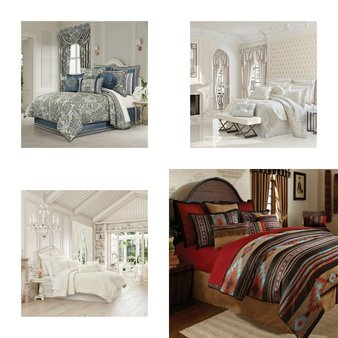 6 Pallets – 187 Pcs – Bedding Sets, Pillows, Comforters & Duvets, Blankets, Throws & Quilts – Like New or New Customer Returns – JC Penney