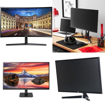 Pallet – 26 Pcs – Monitors, Unsorted – Customer Returns – Onn, ACER, LG, Samsung