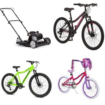 CLEARANCE! Pallet – 9 Pcs – Cycling & Bicycles, Mowers – Overstock – Mongoose, Dynacraft