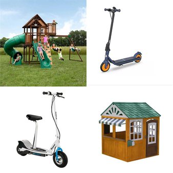 Pallet – 10 Pcs – Powered, Outdoor Play, Pretend & Dress-Up, Vehicles – Customer Returns – Razor, KidKraft, Hover-1, Adventure Force