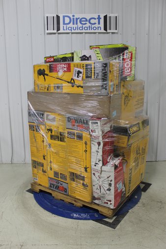 Pallet – 16 Pcs – Power Tools, Trimmers & Edgers – Customer Returns – DEWALT, RYOBI