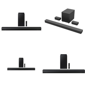 Pallet – 30 Pcs – Speakers – Damaged / Missing Parts / Tested NOT WORKING – Onn, Samsung, onn., VIZIO