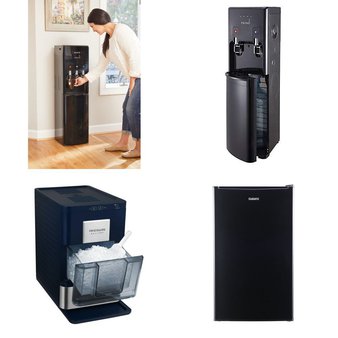 Pallet – 6 Pcs – Bar Refrigerators & Water Coolers, Refrigerators, Ice Makers – Customer Returns – Primo, Primo Water, Galanz, Curtis International