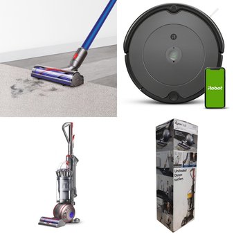 Pallet – 21 Pcs – Vacuums – Damaged / Missing Parts / Tested NOT WORKING – Hoover, Dyson, Bissell, iRobot