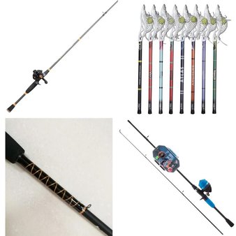 CLEARANCE! 2 Pallets – 207 Pcs – Fishing & Wildlife, Outdoor Sports, Kitchen & Bath Fixtures, Hardware – Customer Returns – Ozark Trail, Wolf Athletics, Outdoor Angler, Ready2Fish