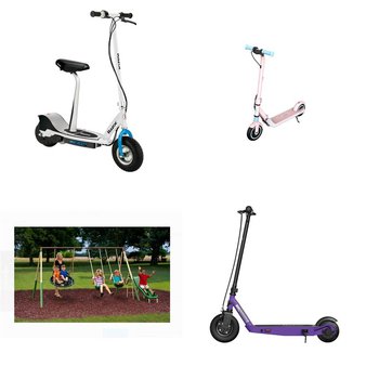Pallet – 12 Pcs – Powered, Outdoor Play, Not Powered – Customer Returns – Razor, XDP Recreation, Segway