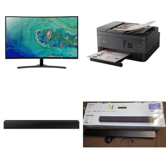 Pallet – 20 Pcs – All-In-One, Speakers – Open Box Customer Returns – Canon, Philips, Sony, EPSON