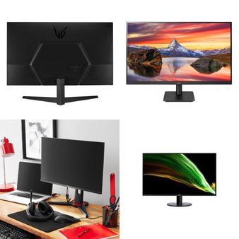 Pallet – 34 Pcs – Monitors – Customer Returns – Onn, LG, ACER