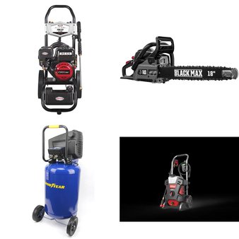 Flash Sale! 3 Pallets – 16 Pcs – Pressure Washers, Power Tools – Untested Customer Returns – Simpson, Goodyear