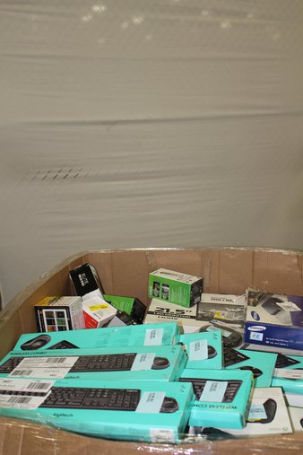 Pallet – 281 Pcs – Microsoft, Security & Surveillance, Accessories, Nintendo – Customer Returns – Microsoft, Merkury Innovations, Logitech, PowerA
