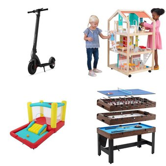 CLEARANCE! Pallet – 14 Pcs – Powered, Dolls, Outdoor Play, Game Room – Customer Returns – Razor, KidKraft, Razor Power Core, Play Day
