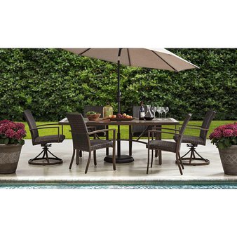 Pallet – BFV01300-7PC Agio Fremont 7-Piece Rectangular Patio Dining Set – Patio – Customer Returns