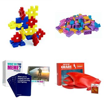 35 Pcs – Toys Lego & Puzzle – New, New Damaged Box, Like New, Used, Open Box Like New – Retail Ready – Excellerations, What Do You Meme?, Strictly Briks, Hasbro
