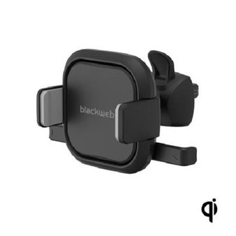 25 Pcs – Blackweb Vent-Mounted Wireless Phone Charger, Black – Like New, Used – Retail Ready