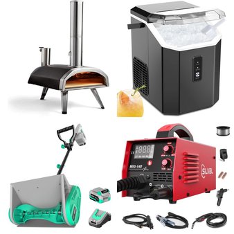 Pallet – 20 Pcs – Toasters & Ovens, Automotive Parts, Ice Makers, Heaters – Customer Returns – Geek Chef, Loukin, Dreo, Kndko