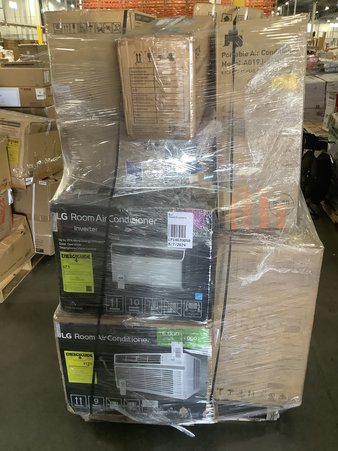 6 Pallets – 85 Pcs – Air Conditioners, Shredders, Safes, Mowers – Untested Customer Returns – Walmart