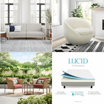 Pallet – 12 Pcs – Living Room, Bedroom, Arts & Crafts, Patio – Overstock – Better Homes & Gardens, Mainstays, Comhoma