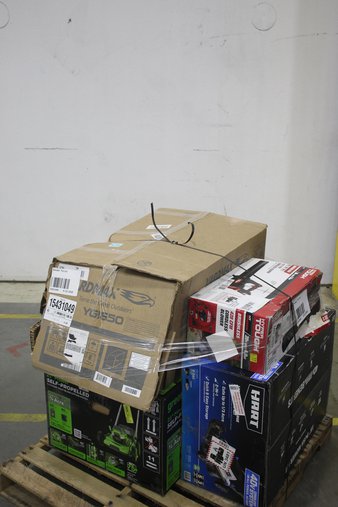 3 Pallets – 28 Pcs – Trimmers & Edgers, Hedge Clippers & Chainsaws, Leaf Blowers & Vaccums – Untested Customer Returns – Walmart