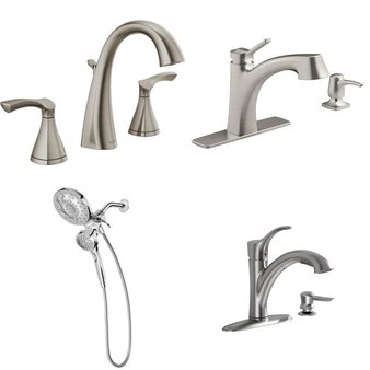 Pallet – 11 Pcs – Kitchen & Bath Fixtures – Customer Returns – Delta, Moen, Kohler