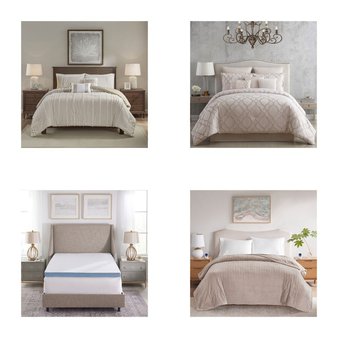 3 Pallets – 92 Pcs – Bedding Sets, Curtains & Window Coverings, Comforters & Duvets, Blankets, Throws & Quilts – Like New or New Customer Returns – JC Penney