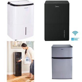 Pallet – 9 Pcs – Bar Refrigerators & Water Coolers, Humidifiers / De-Humidifiers, Refrigerators – Customer Returns – Galanz, TCL, Primo Water, Primo