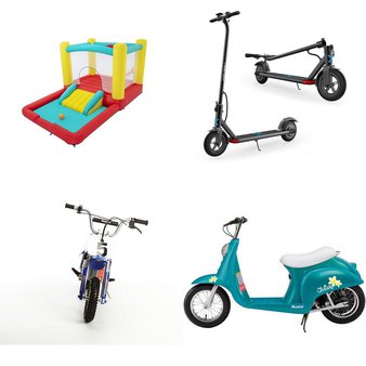 Pallet – 11 Pcs – Outdoor Play, Powered, Unsorted, Dolls – Customer Returns – Razor, Play Day, Bounceland, Mm