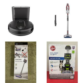 Pallet – 20 Pcs – Vacuums – Damaged / Missing Parts / Tested NOT WORKING – Shark, Hoover, Bissell, Dyson