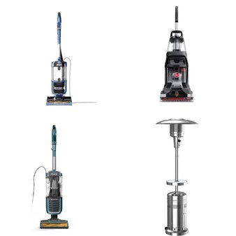 CLEARANCE! 1 Pallet – 8 Pcs – Vacuums, Heaters, Kitchen & Bath Fixtures – Customer Returns – Hoover, M & M, Shark, Mm