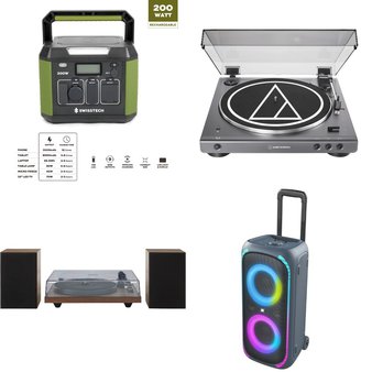 Flash Sale! 3 Pallets – 409 Pcs – In Ear Headphones, Portable Speakers, Speakers – Untested Customer Returns – Walmart