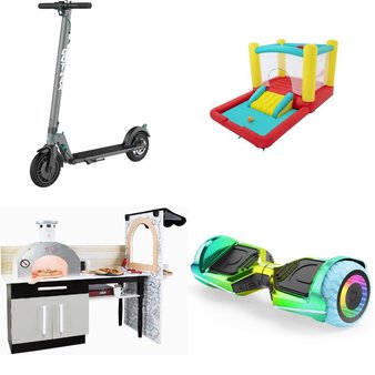 Pallet – 23 Pcs – Powered, Outdoor Play, Pretend & Dress-Up, Vehicles, Trains & RC – Customer Returns – Razor Power Core, Little Tikes, Fluxx, Razor