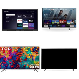 36 Pcs – LED/LCD TVs – Refurbished (GRADE A, GRADE B) – VIZIO, Samsung, LG, Sony
