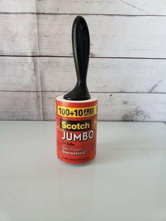 27 Pcs – Scotch Jumbo Lint Roller – 100 Sheets plus 10 bonus – New – Retail Ready
